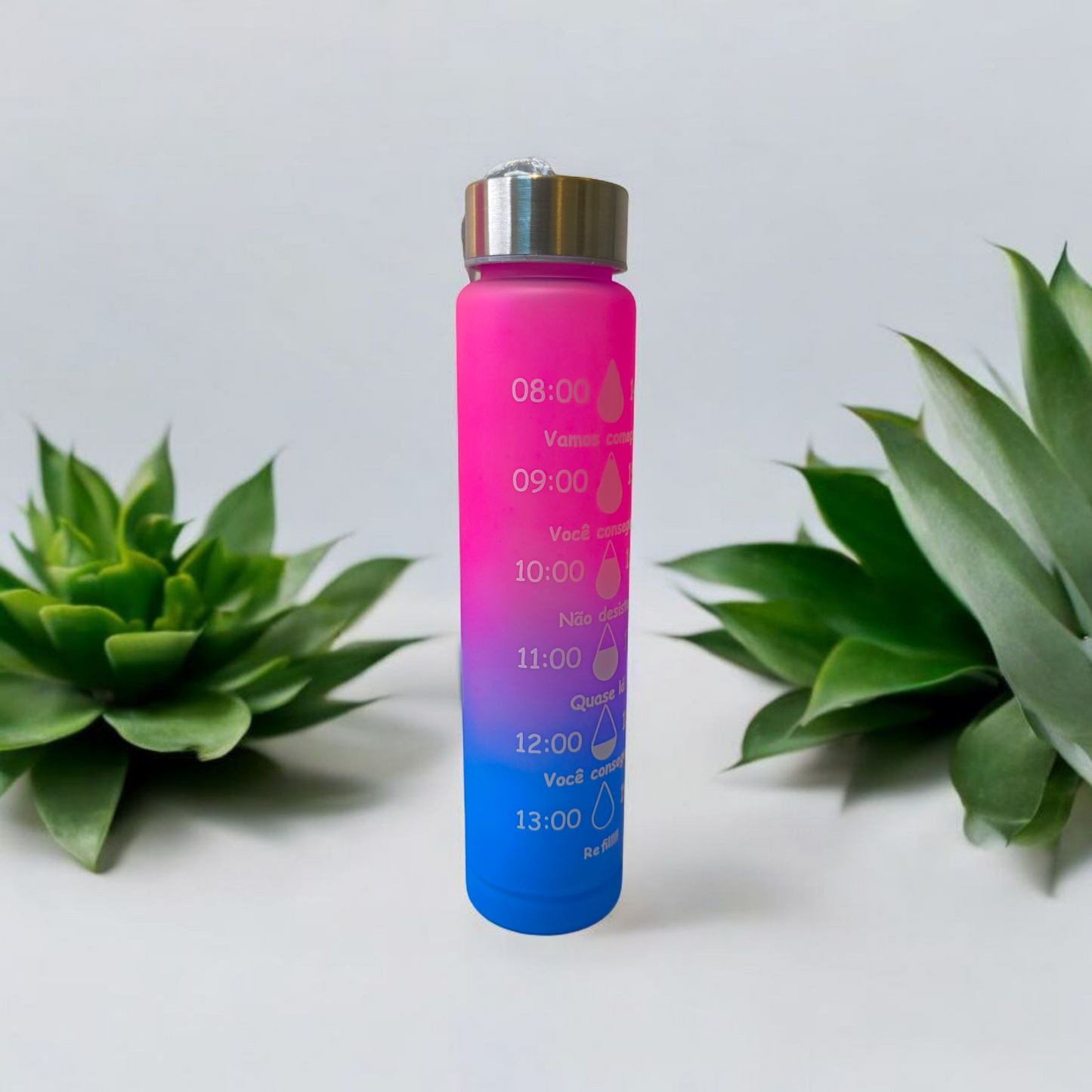 Gradient Premium Water Bottles – Leakproof, Stylish & Motivational Design - Set of 3