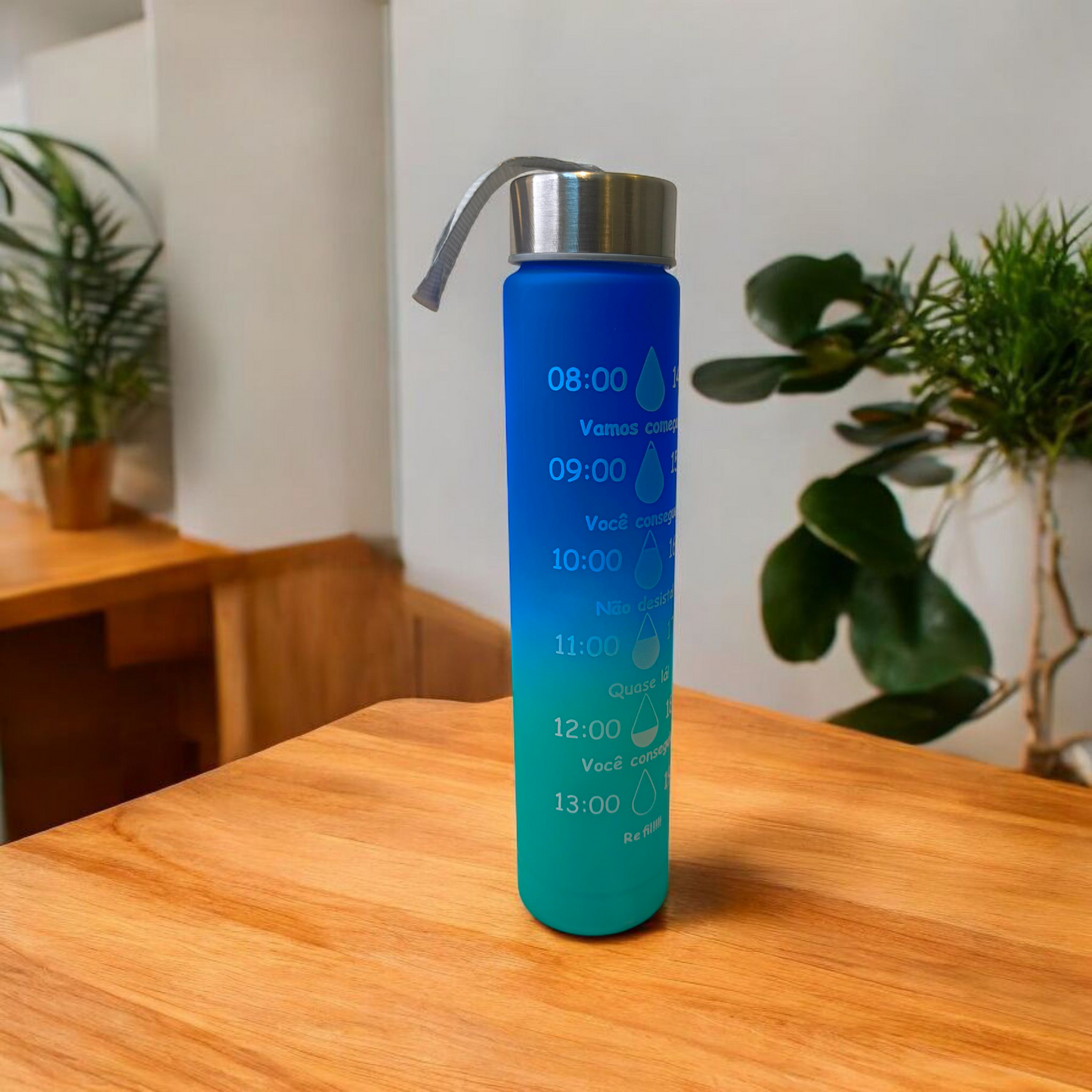 Gradient Premium Water Bottles – Leakproof, Stylish & Motivational Design - Set of 3
