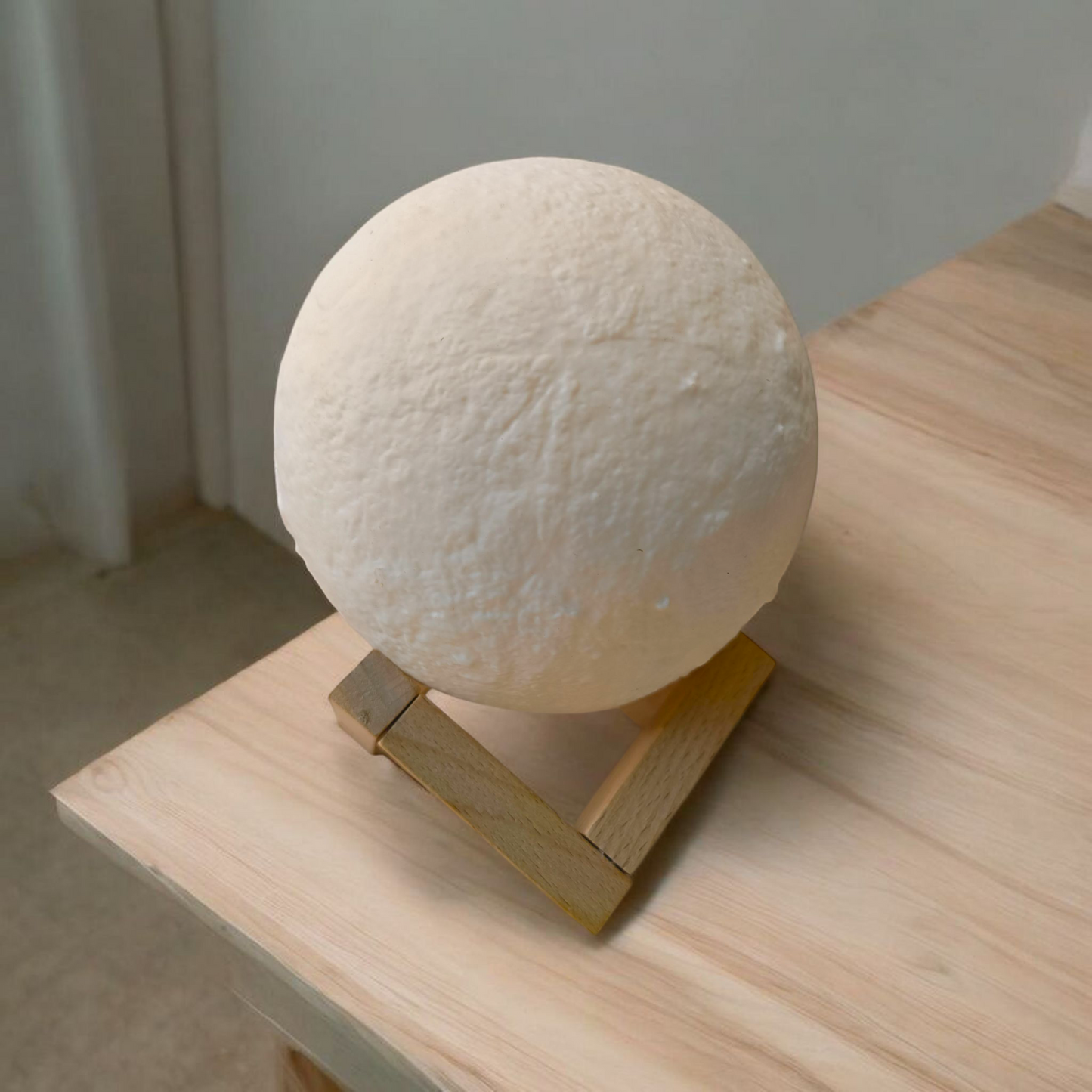 3D Moon Lamp with 7-Color Changing Modes