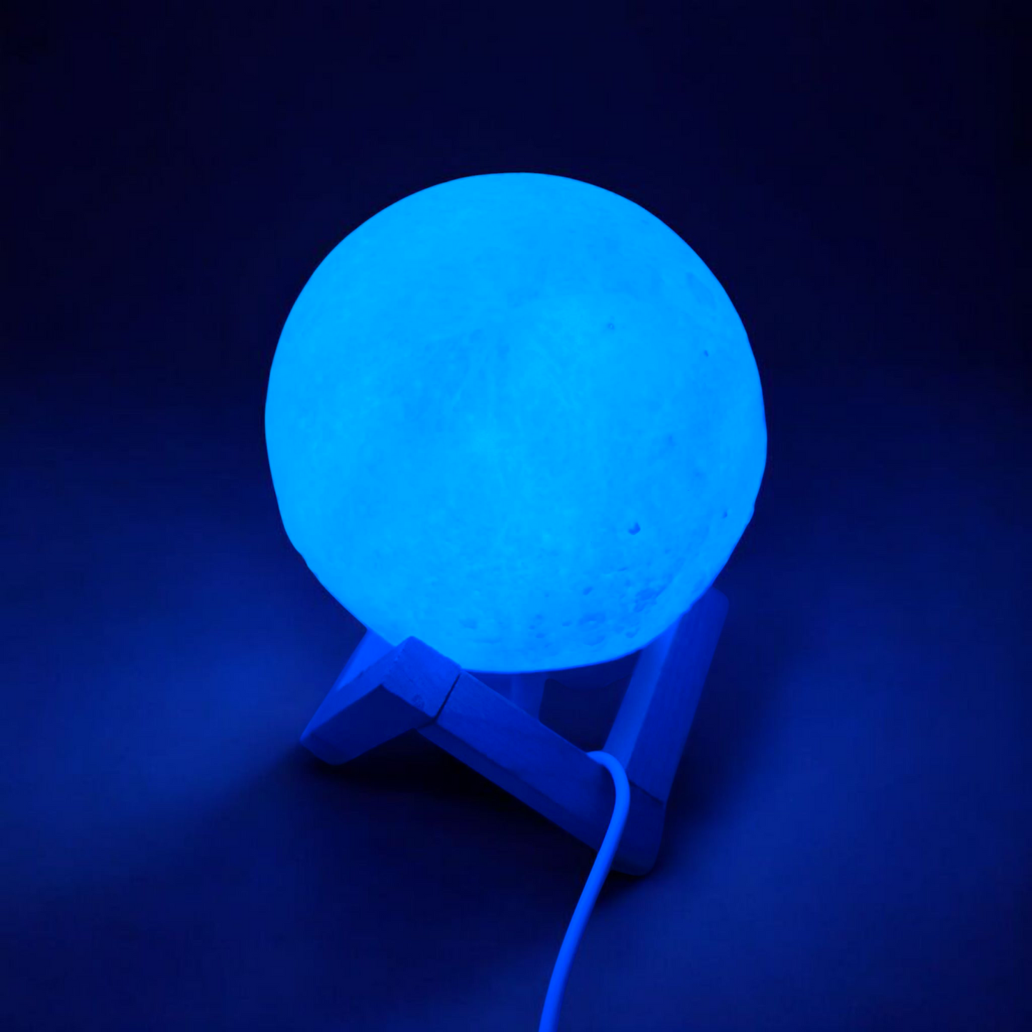 3D Moon Lamp with 7-Color Changing Modes