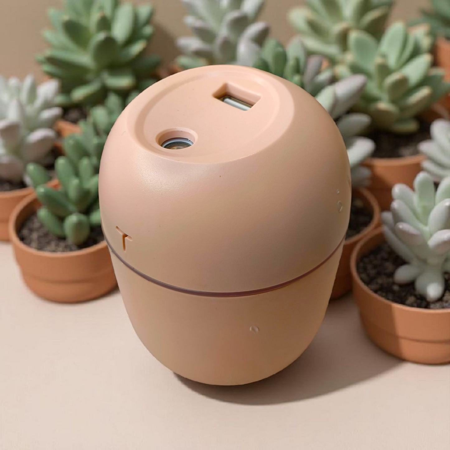Mini Air Humidifier – USB Rechargeable & Silent Mist Diffuser with RGB