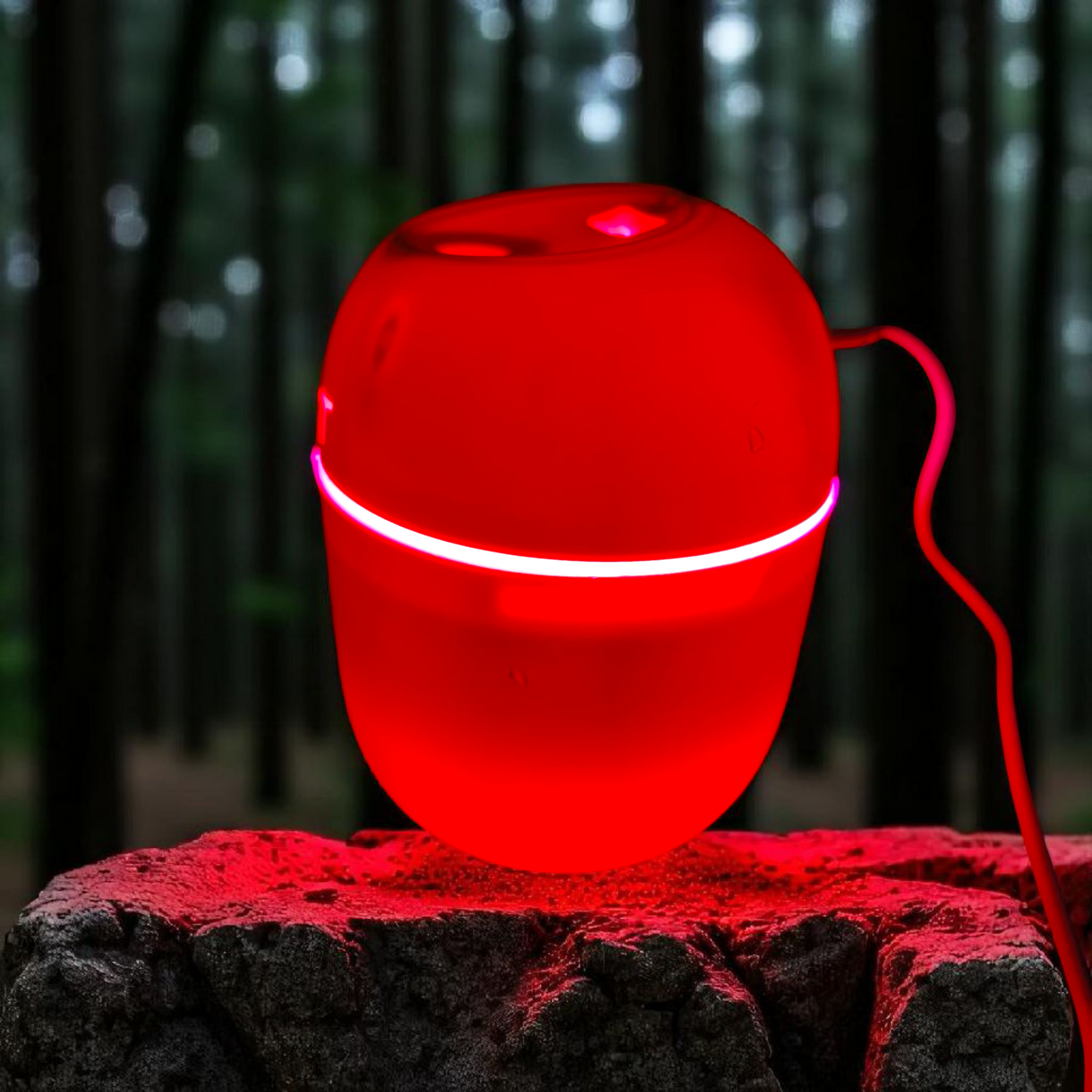 Mini Air Humidifier – USB Rechargeable & Silent Mist Diffuser with RGB