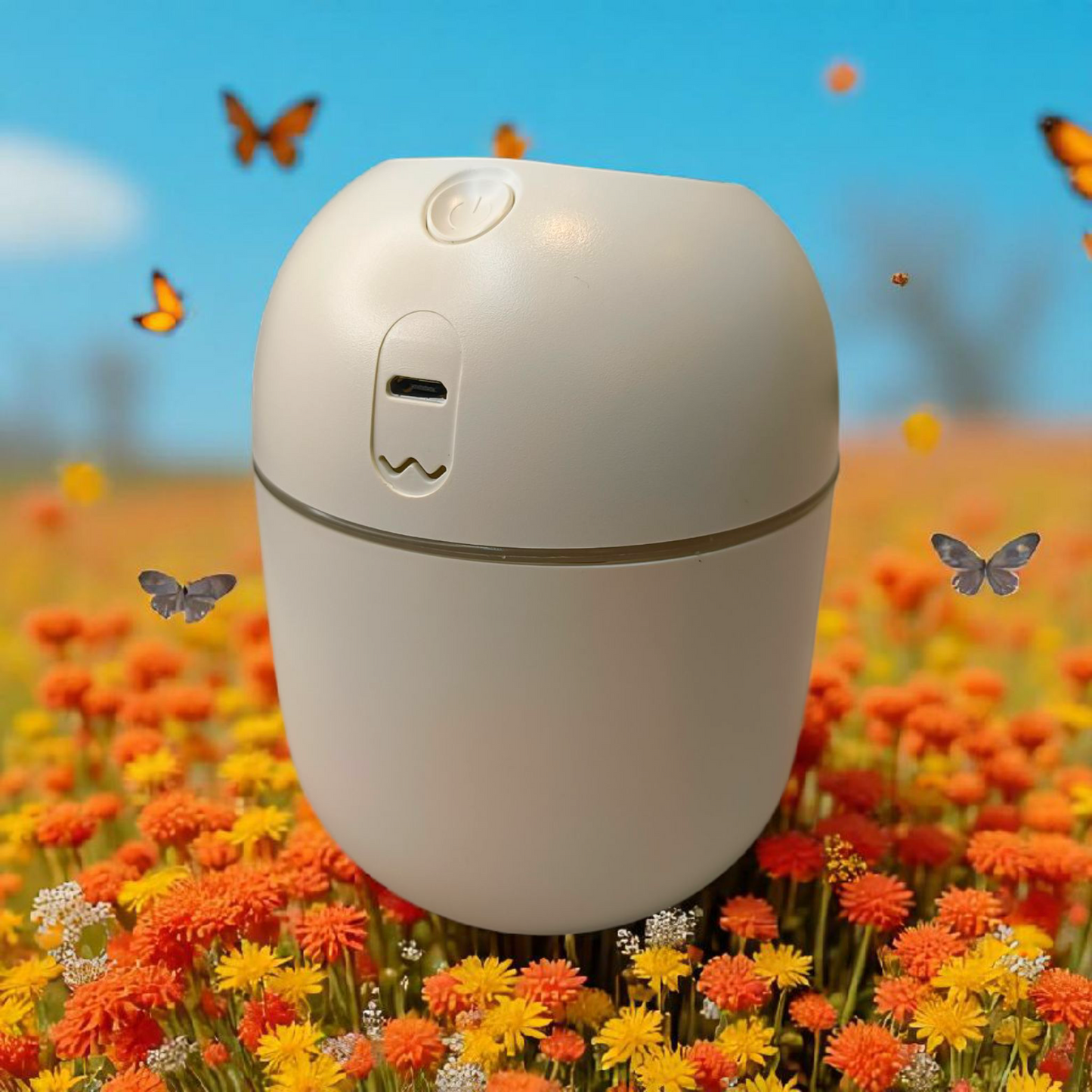 Mini Air Humidifier – USB Rechargeable & Silent Mist Diffuser with RGB