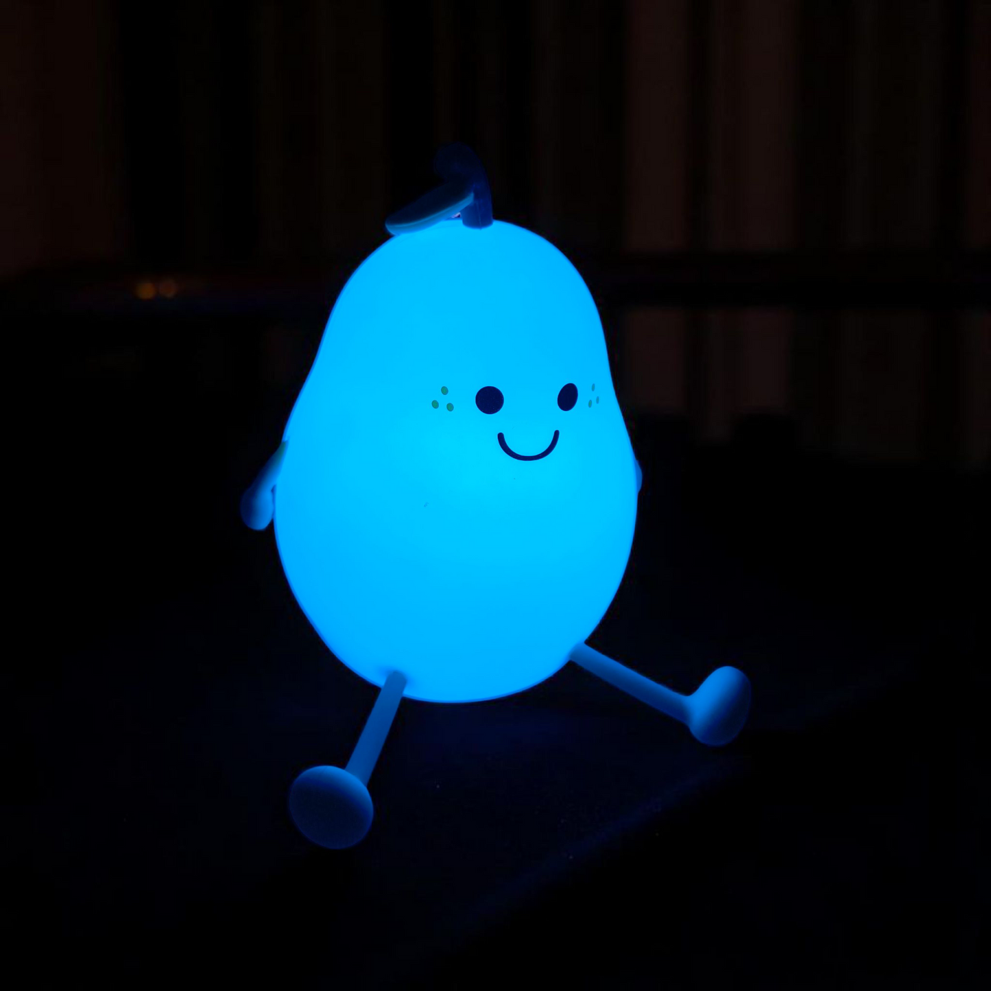 Soft Touch Silicone Pear Lamp - 7 Light Modes