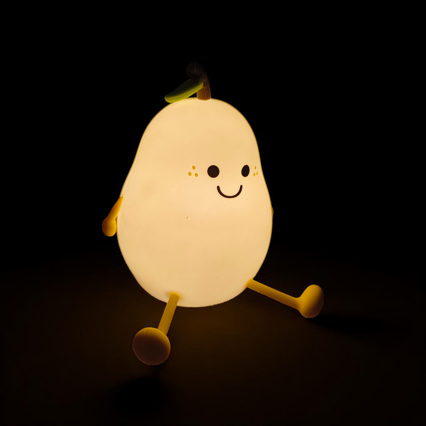 Soft Touch Silicone Pear Lamp - 7 Light Modes