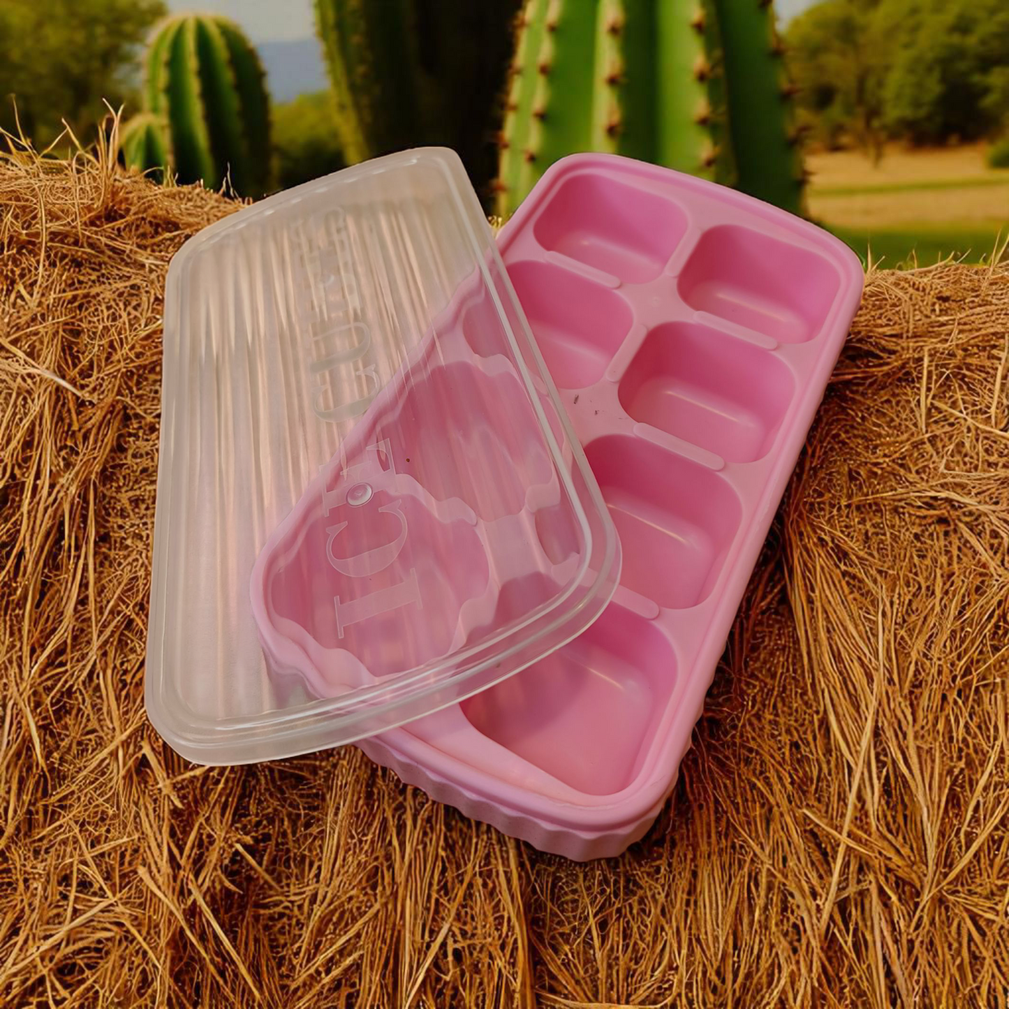 Silicone Ice Cube Tray with Lid