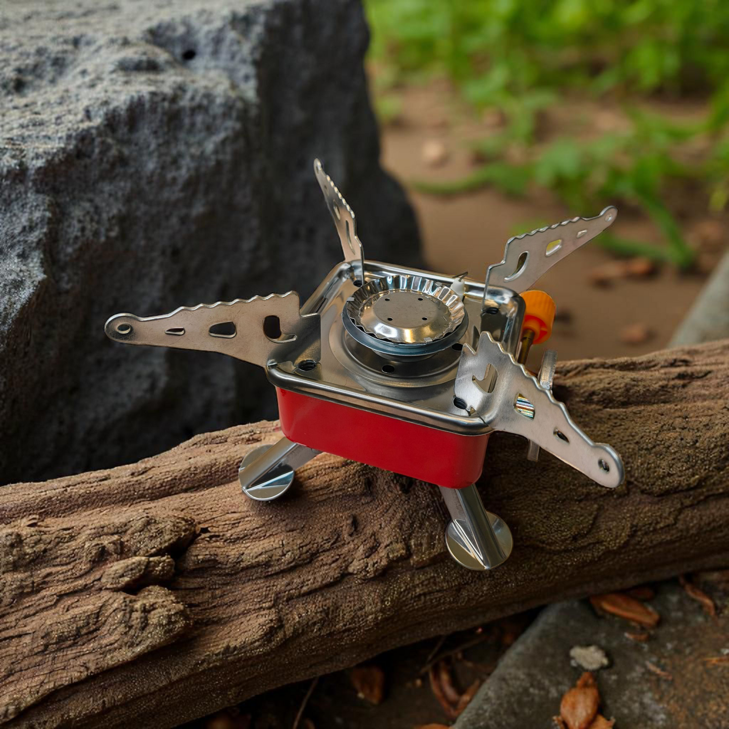 Portable Camping Stove - Red