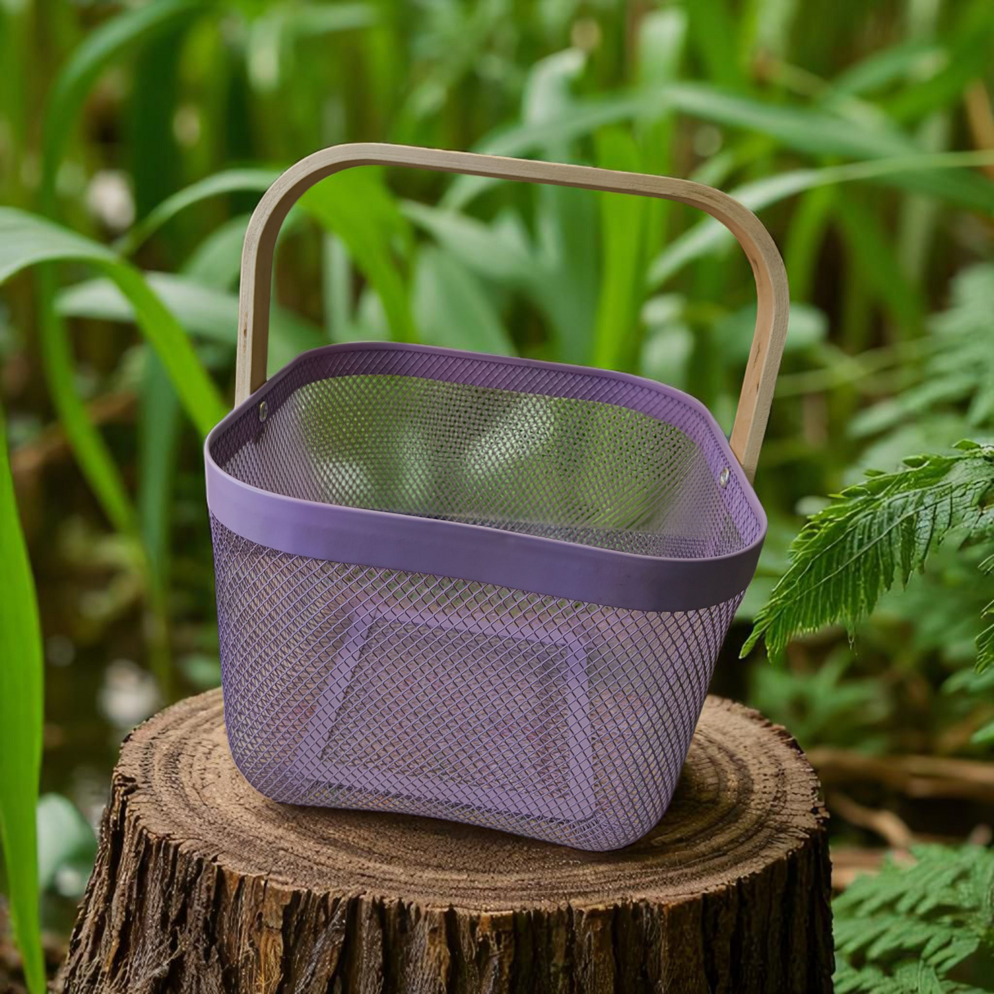 Mesh Carry Premium Basket - Purple