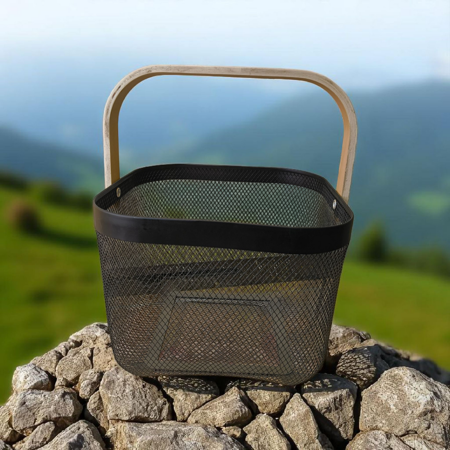 Mesh Carry Premium Basket - Purple