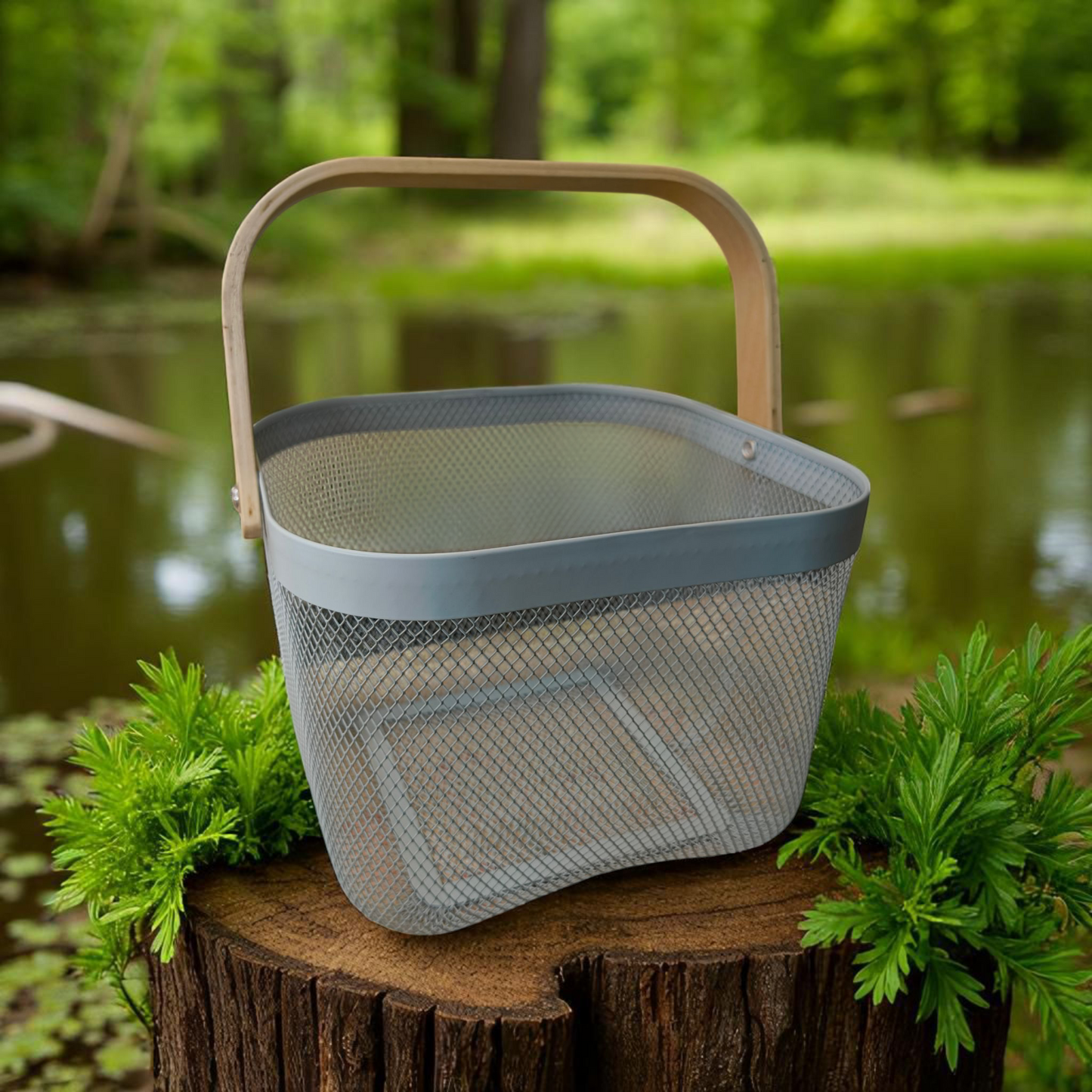 Mesh Carry Premium Basket - Purple