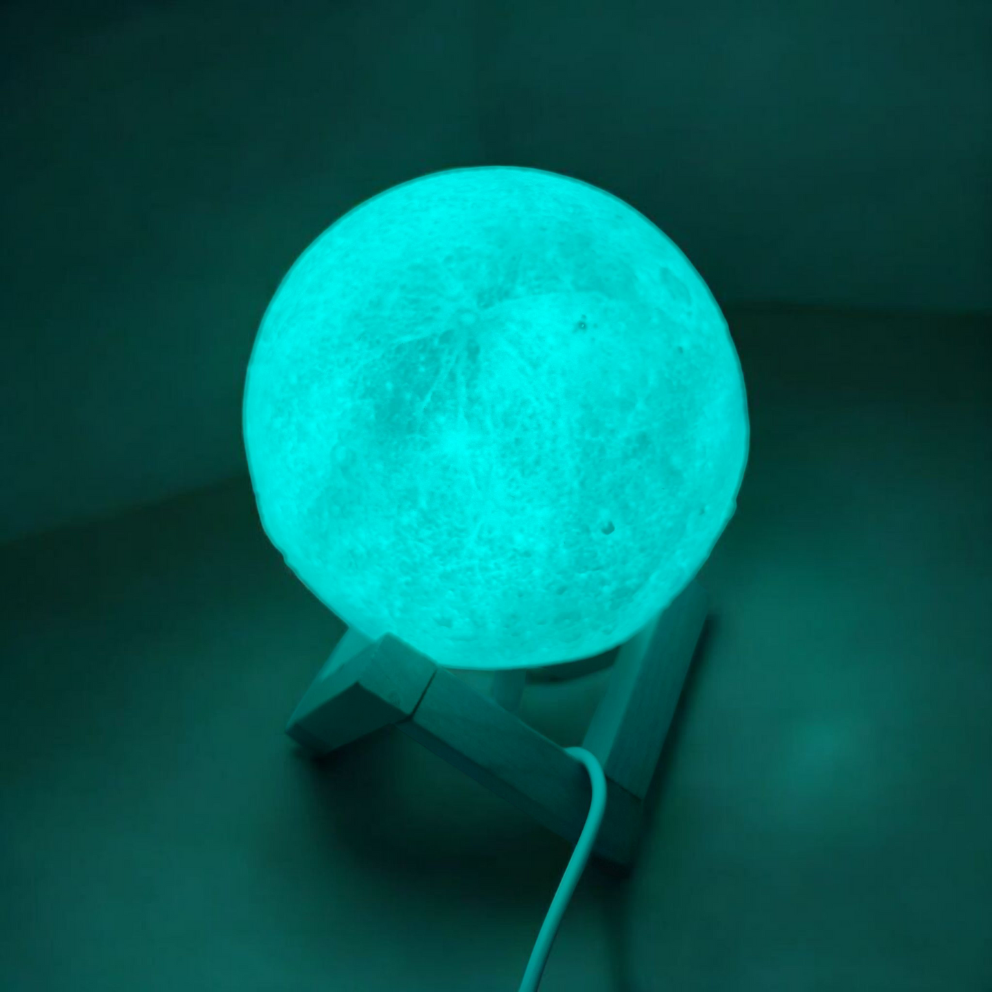3D Moon Lamp with 7-Color Changing Modes