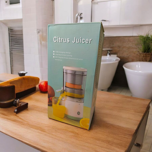 Rechargeable Electric Citrus Juicer – USB Powered, One-Touch Operation