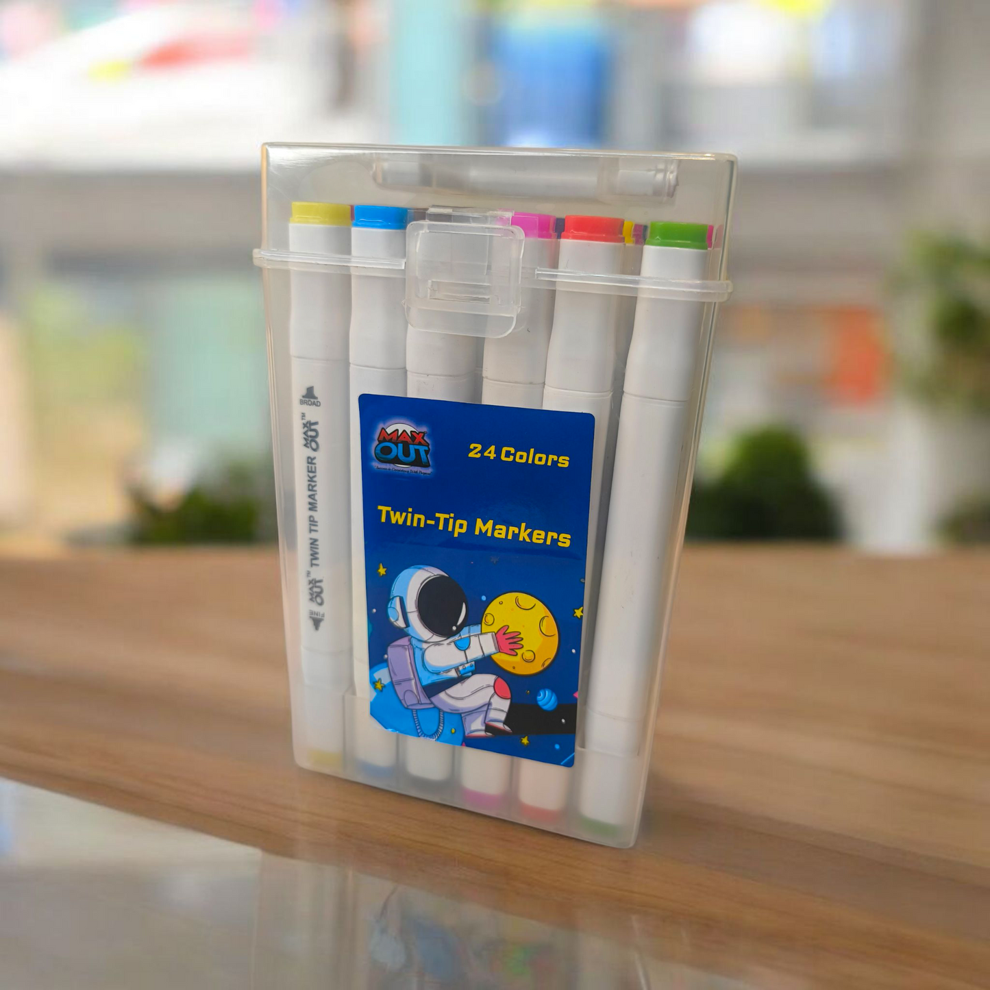MaxOut Twin-Tip Markers – Vibrant Dual-Ended Colors for Art & Design