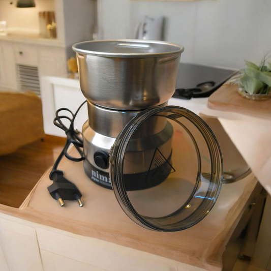 Nima Electric Dry Grinder – Stainless Steel, Multipurpose for Spices, Coffee & Grains