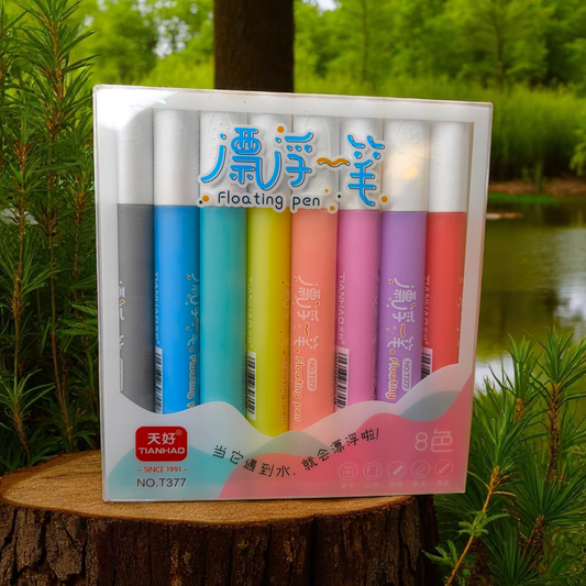 Magic Floating Ink Pens – 8 Color Set for Creative Water Art