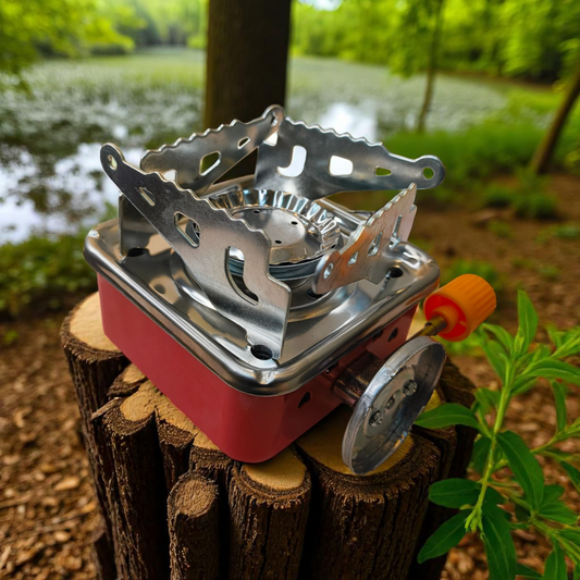 Portable Camping Stove - Red