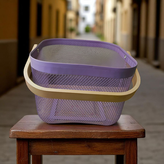 Mesh Carry Premium Basket - Purple