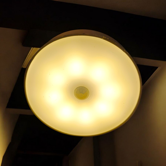 Smart Motion Sensor LED Night Light - Rechargeable – Wireless Wall Lamp for Wardrobe, Stairs & Bedroom
