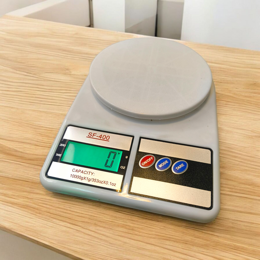 SF-400 Digital Kitchen Weighing Scale – 10kg Capacity, High Precision, LCD Display