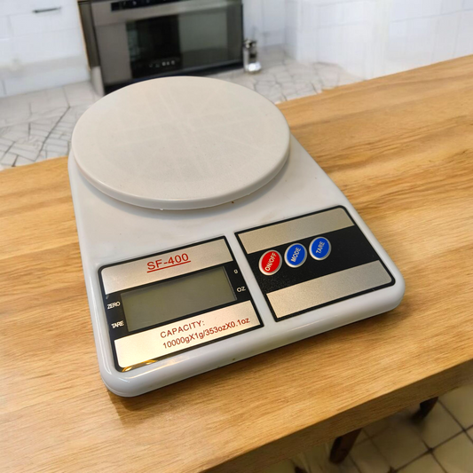 SF-400 Digital Kitchen Weighing Scale – 10kg Capacity, High Precision, LCD Display